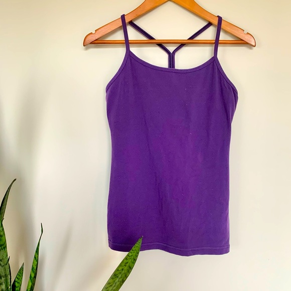 Lululemon Power Y tank in deep purple